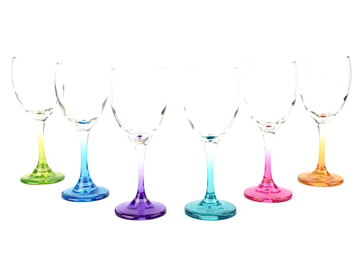 SET DE 12 COPAS RIPLEY HOME PIE COLOR VINO