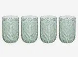 SET VASOS RIPLEY HOME CABANA LARGO VERDE X4