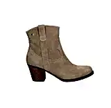 BOTINES MUJER CARRANO CUERO CAQUI RH049