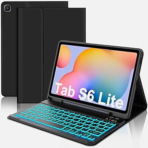 Funda para  Galaxy Tab S6 Lite 10.4 2020 con retroiluminacion  Modelo P610/P615 con Ñ