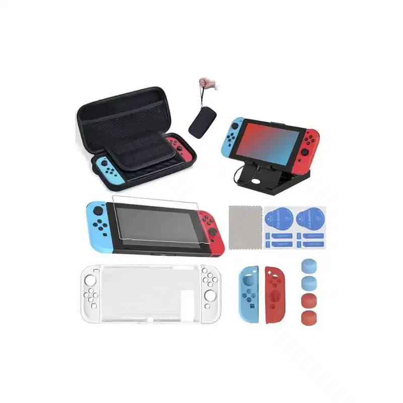 Kit de accesorios con estuche para nintendo switch 16 en 1