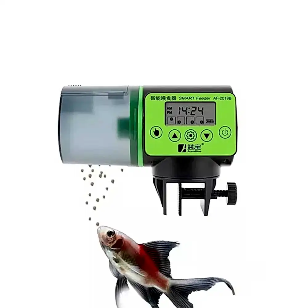 Alimentador automático de peces acuario digital tanque de peces