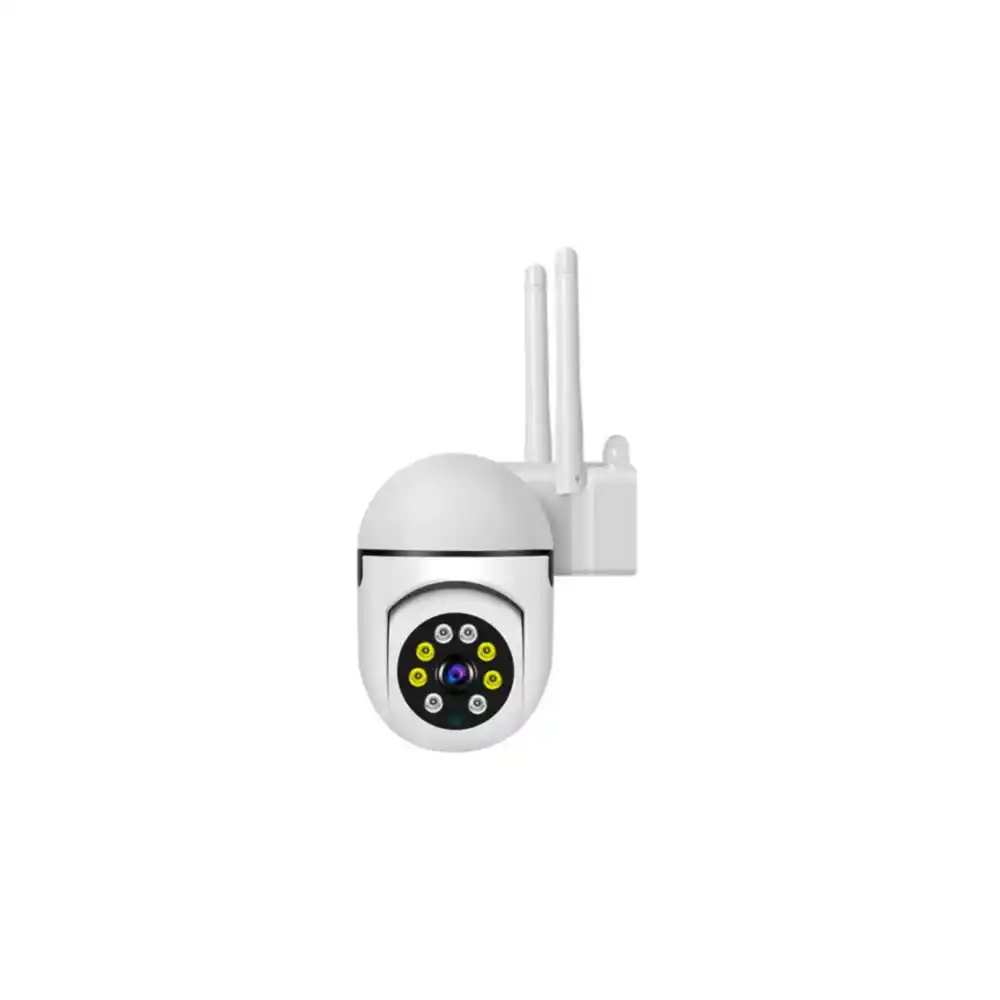 Cámara De Seguridad Wifi Full HD 8 Leds con Alarma Remota - Blanca