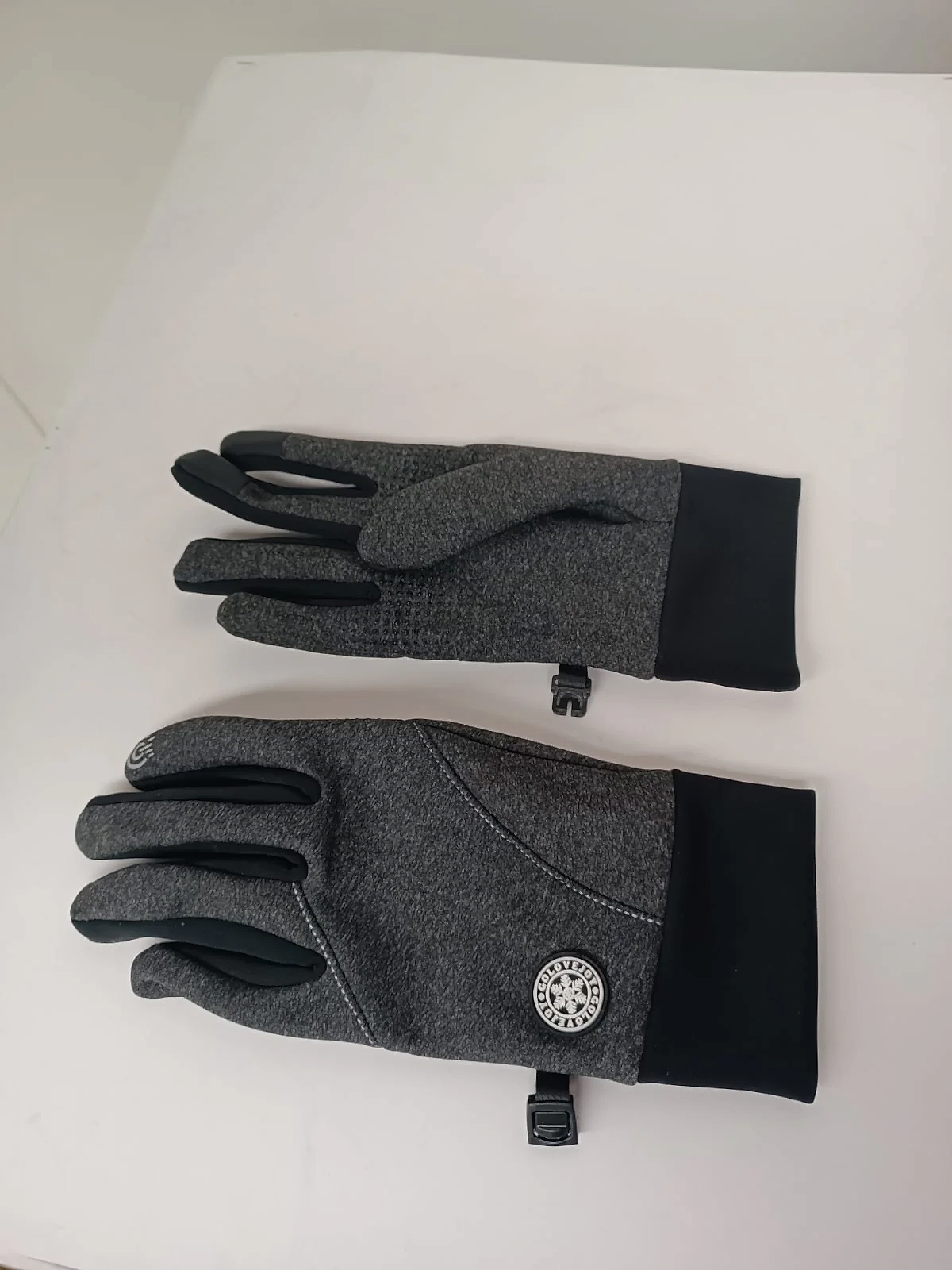 Guantes de invierno a prueba de viento impermeable pantalla táctil