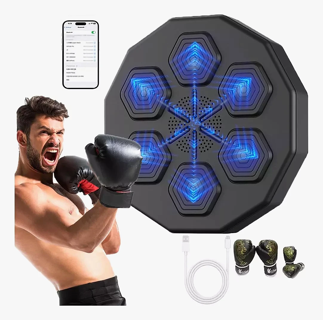 Pared Electrónica Target Sandbag Entrenamiento Música Boxeo