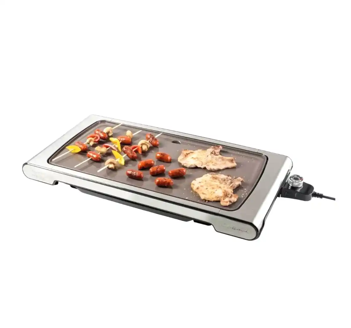 Parrilla Eléctrica Ursus Trotter Ecokeramik Ceramic 2000 W Color Gris