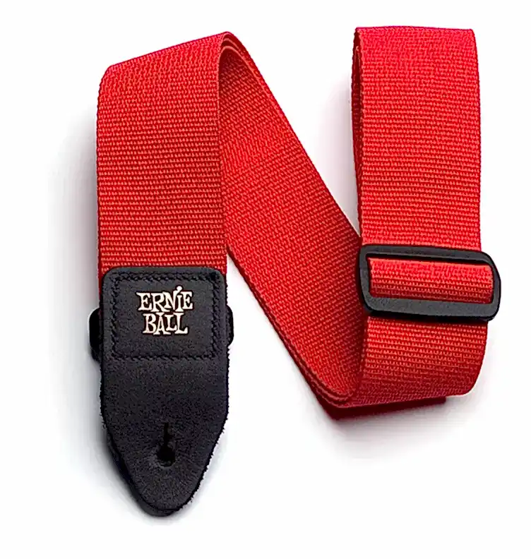 Correa Ernie Ball Polypro Strap Rojo - Genuinas