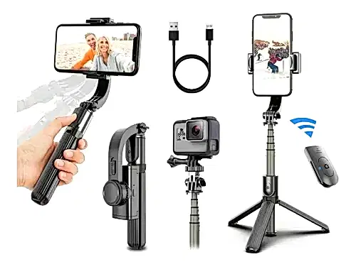 Estabilizador Celular Gimbal L08 Selfie Stick Tripodemando GENERICO