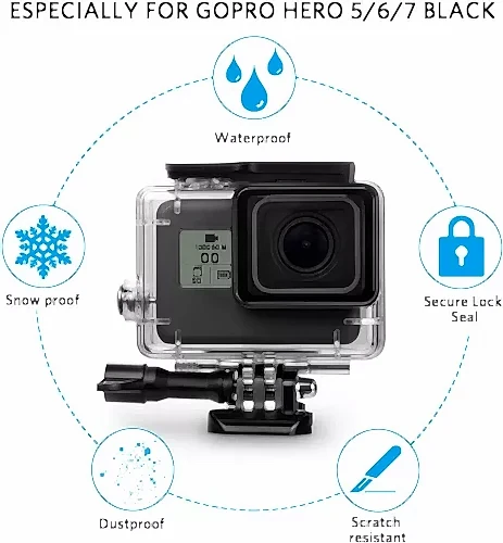 Funda Protectora para Buceo de 1476 Ft para GoPro Hero7