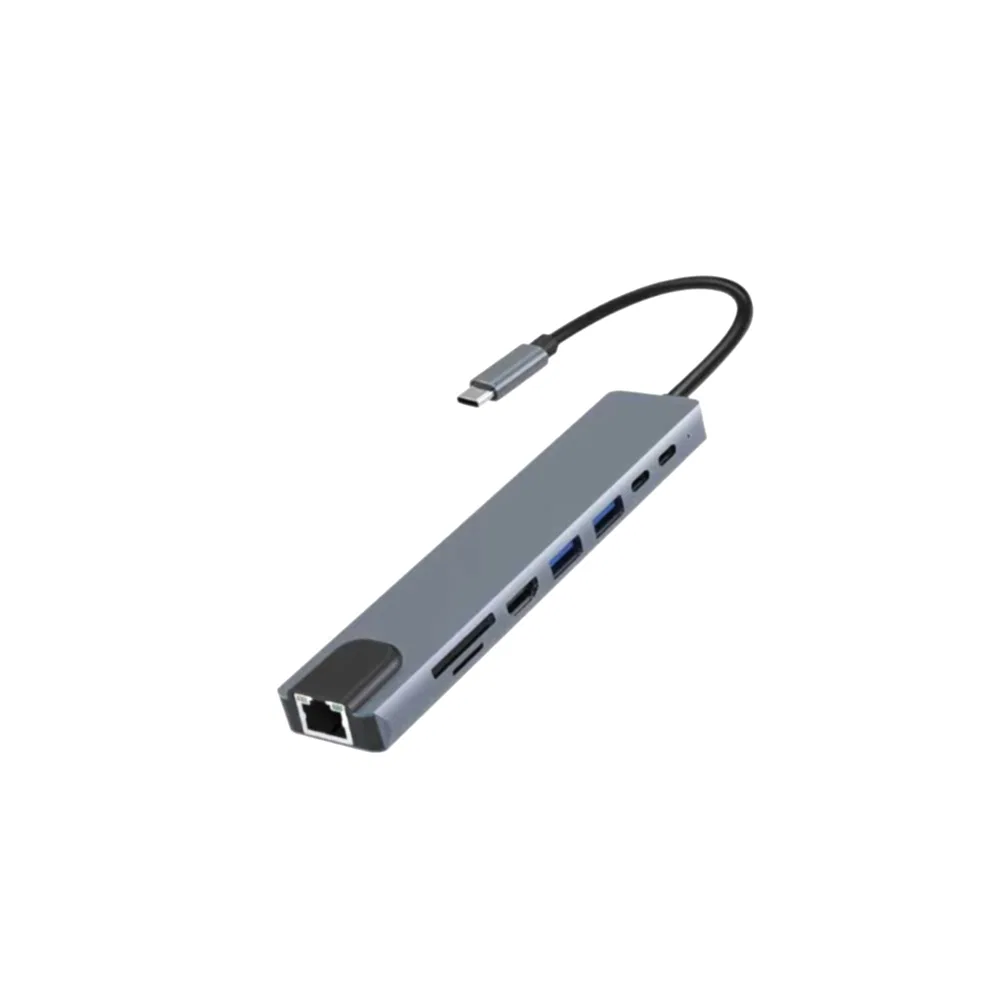 Hub Adaptador Usb Tipo C 8 En 1 tipo Linkon Para Mac Macbook Windows