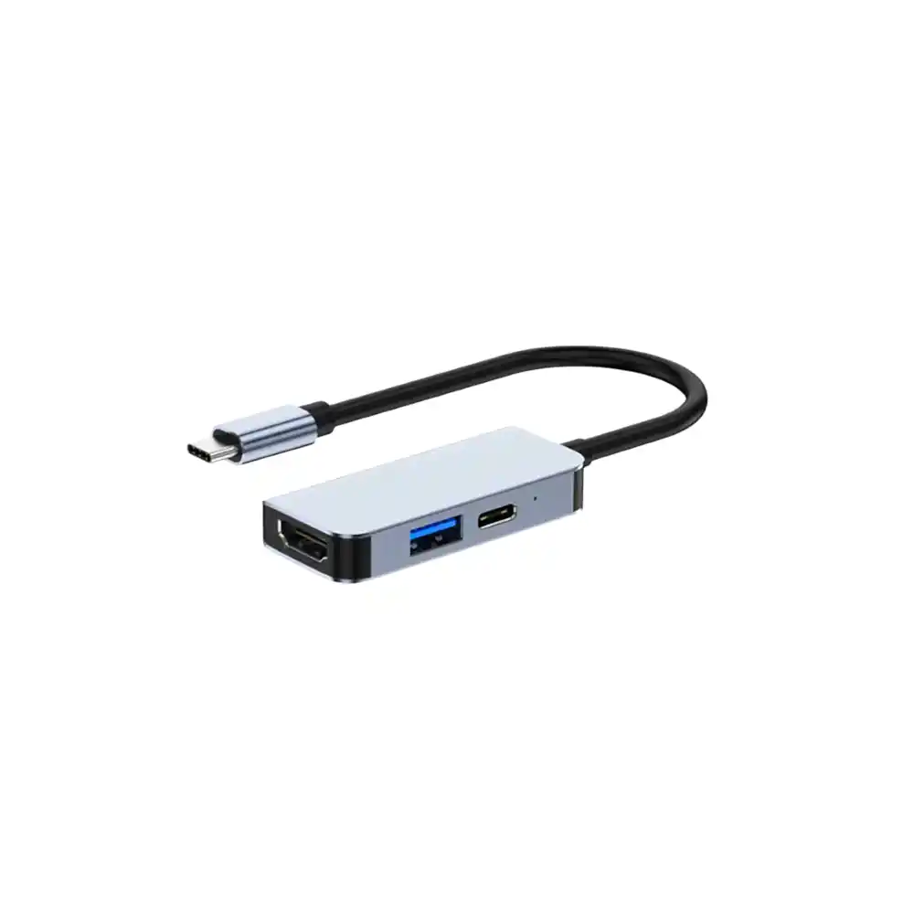 Hub 3 en 1 USB-C a HDTV+USB 3.0 + PD