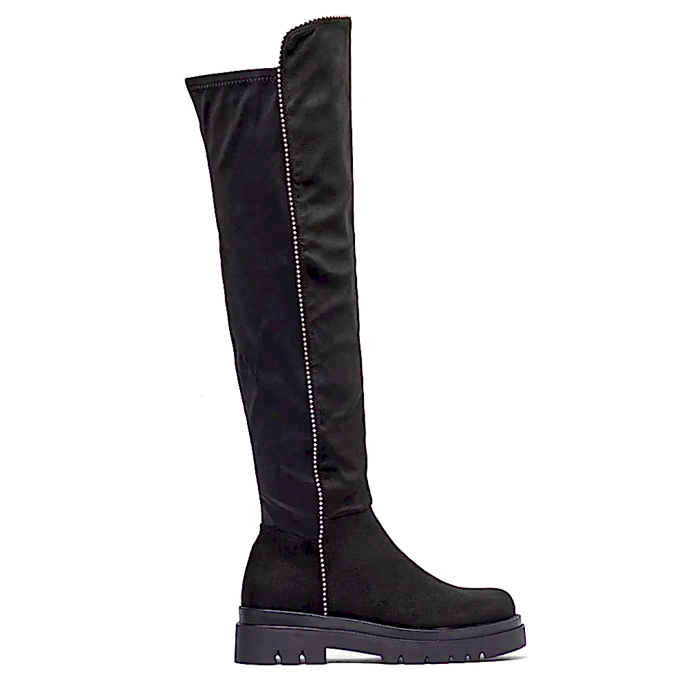 Bota Largas Emberleigh Negro Weide GENERICOS