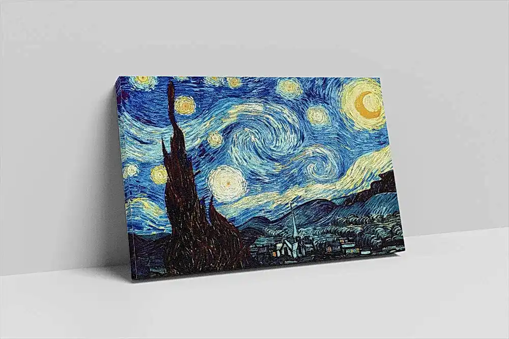 Cuadro Canvas en bastidor - Noche estrellada - Van Gogh