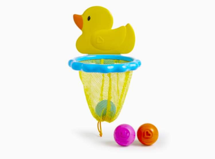 JUGUETE PARA BAÑO MUNCHKIN PATITOS CON PELOTAS