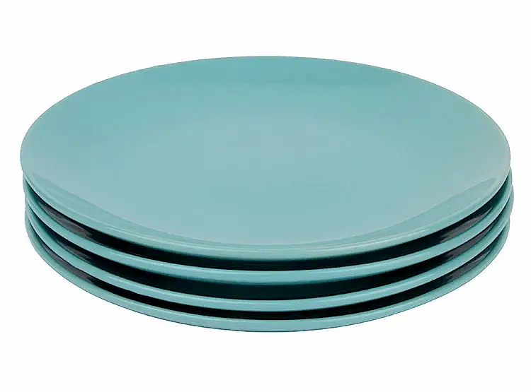 SET PLATO ENSALADA RIPLEY HOME HAWAI AZUL X4