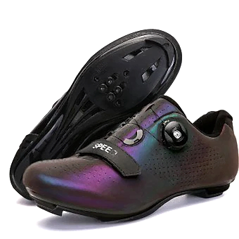 Zapatos de Bicicleta Aire Librezapatillas Ciclistas Púrpura brillante TALLA 40