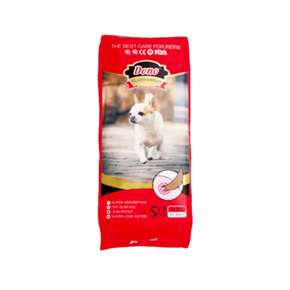 Dono pañales desechables PET-S - 12 Count